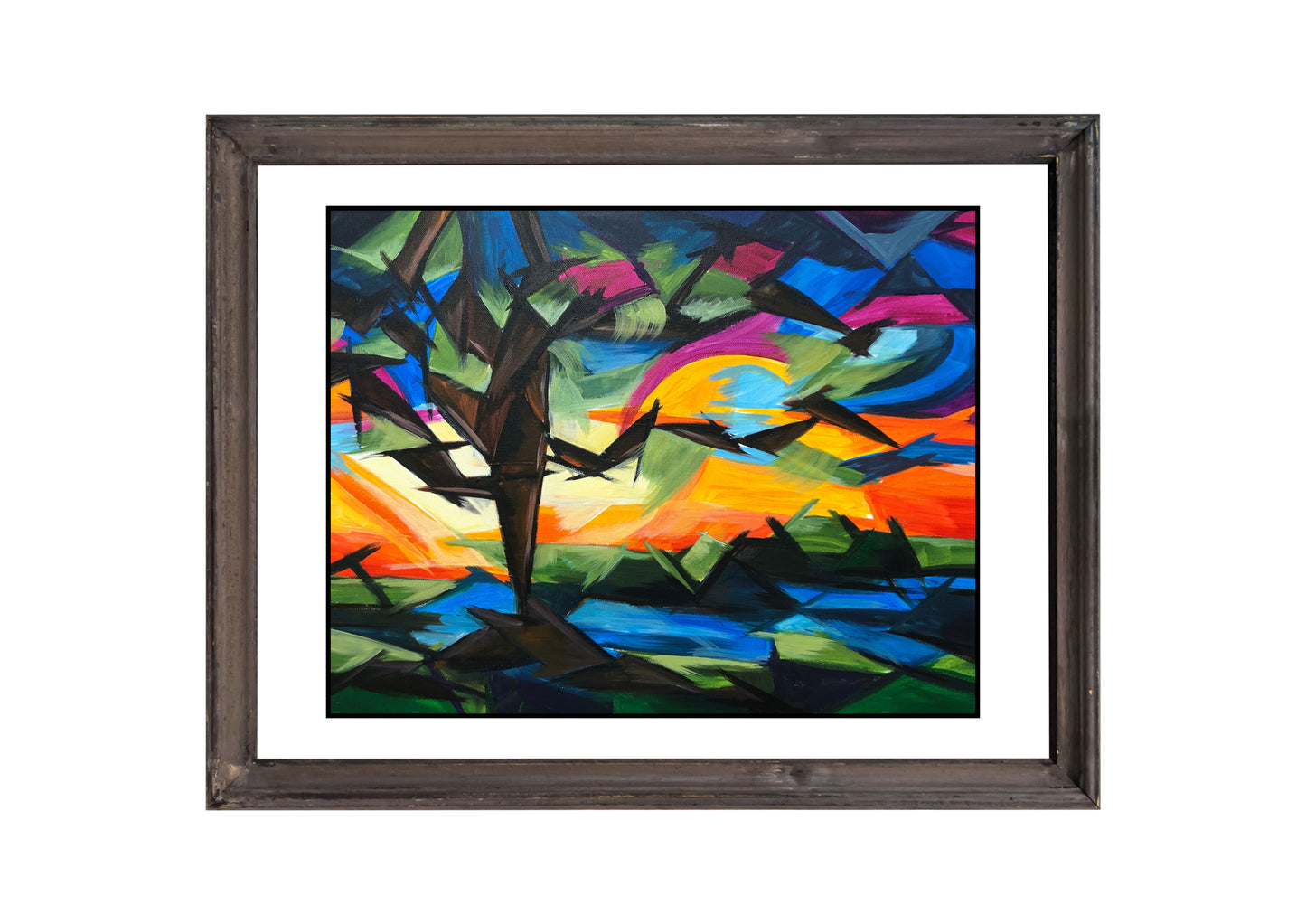 TOWER HILL Wall Art - Cubist Style