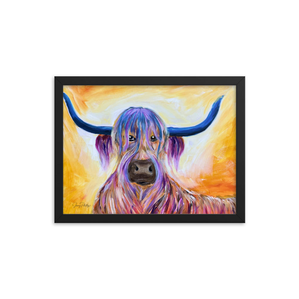 Cow Wall Art - RAINBOW