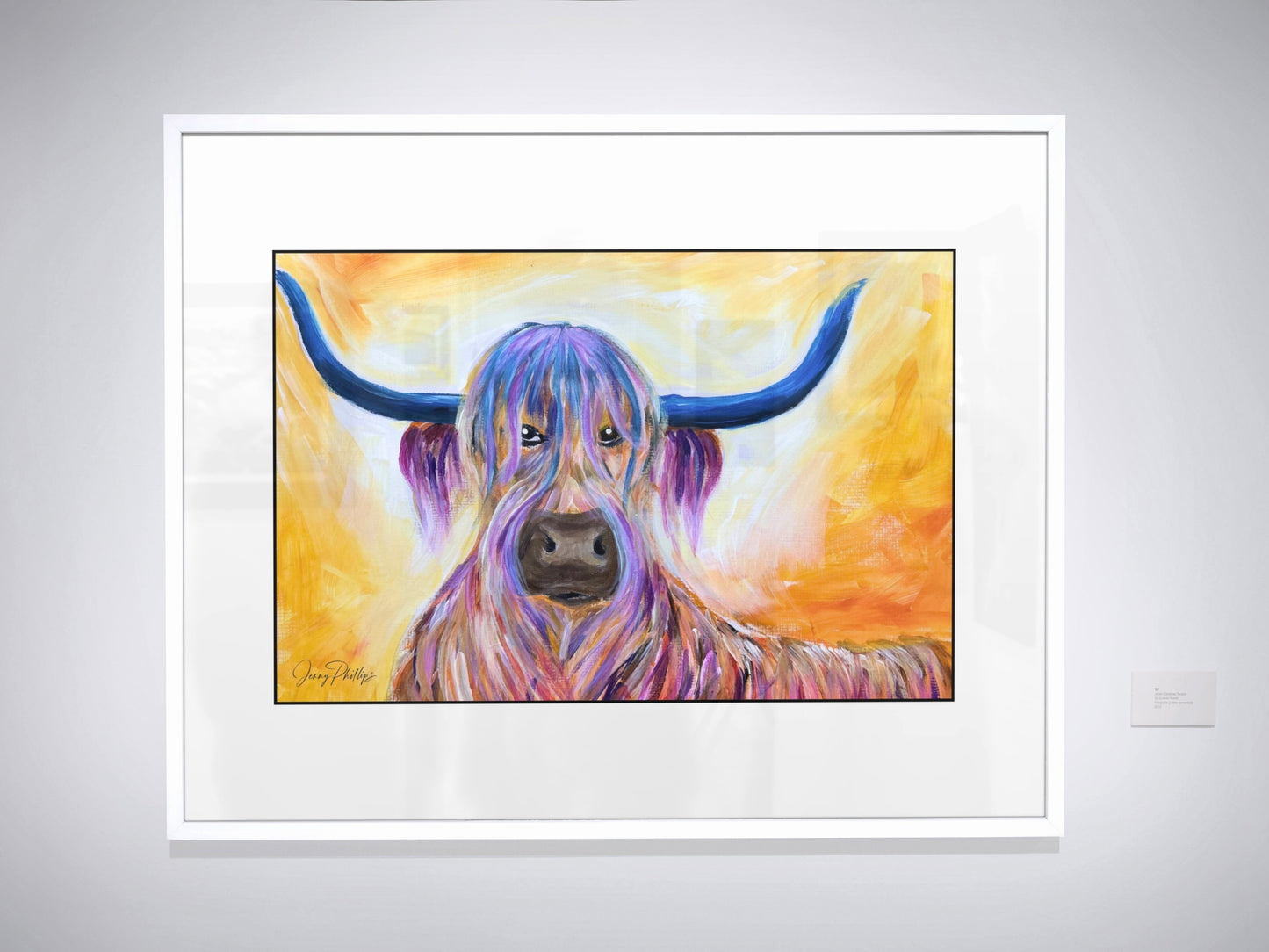 Cow Wall Art - RAINBOW