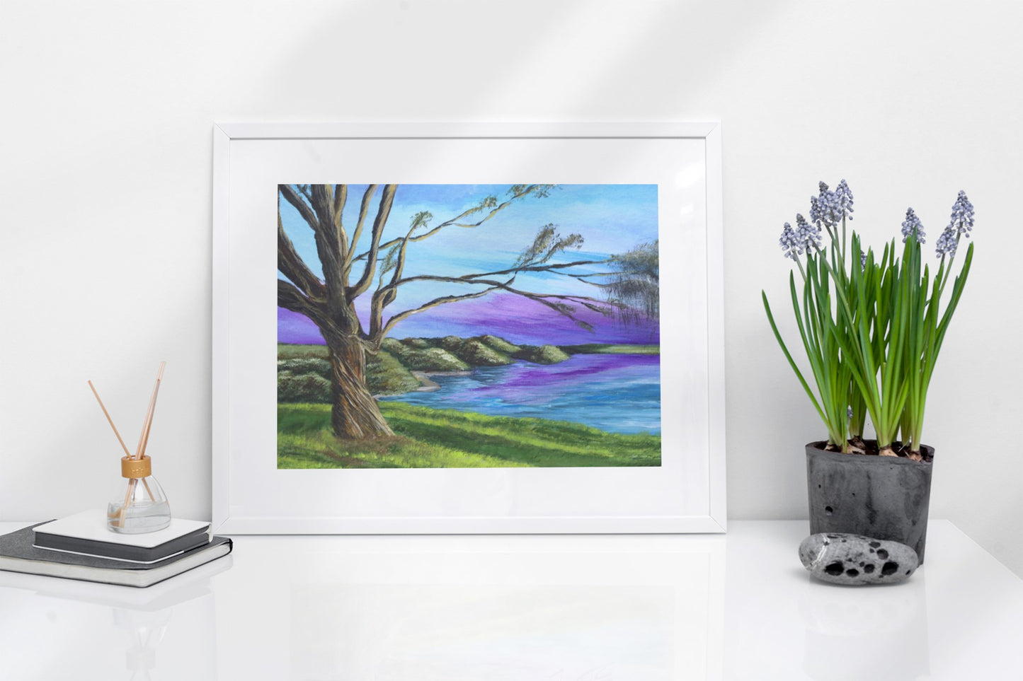 TOWER HILL Wall Art - Purple Sunset