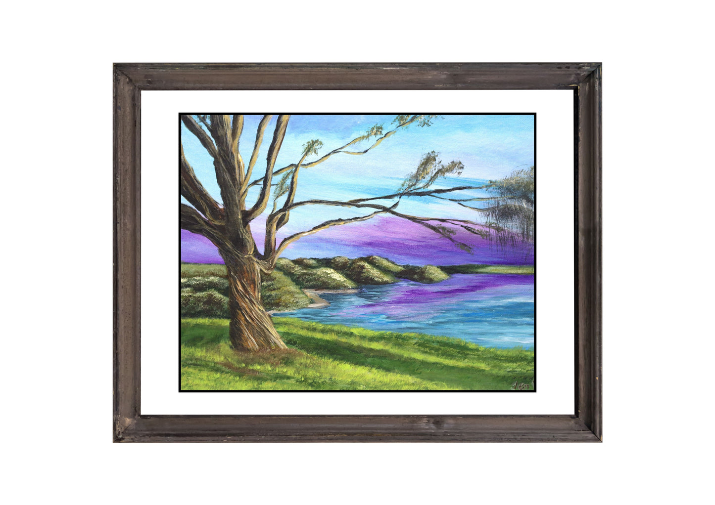 TOWER HILL Wall Art - Purple Sunset