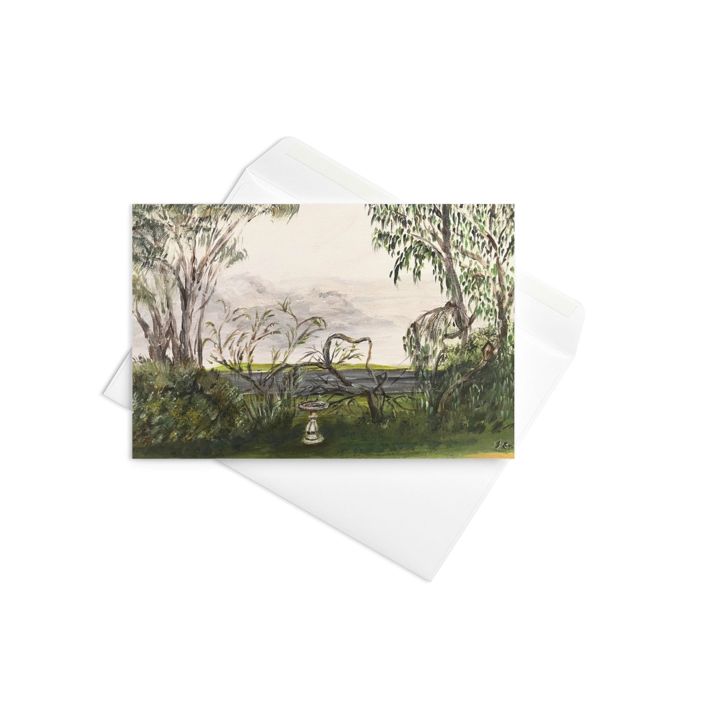 TOWER HILL Misty Morning - Greeting Card