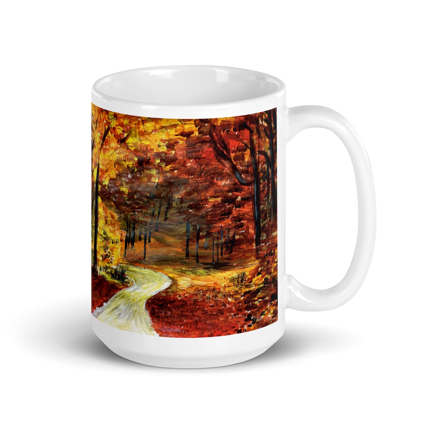 Autumn Mug - "Let Go & Grow"
